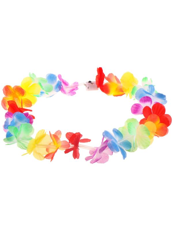 Гавайское ожерелье световое «Охана», 3 режима подсветки