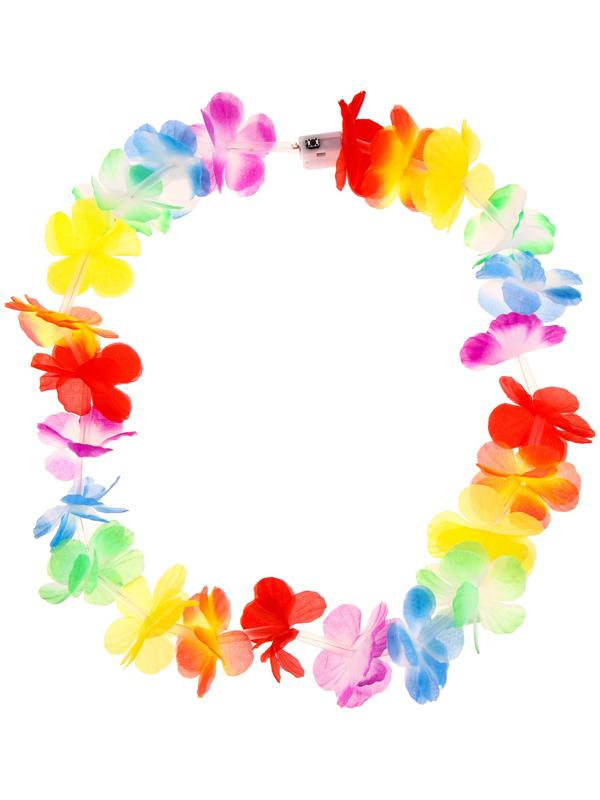 Гавайское ожерелье световое «Охана», 3 режима подсветки