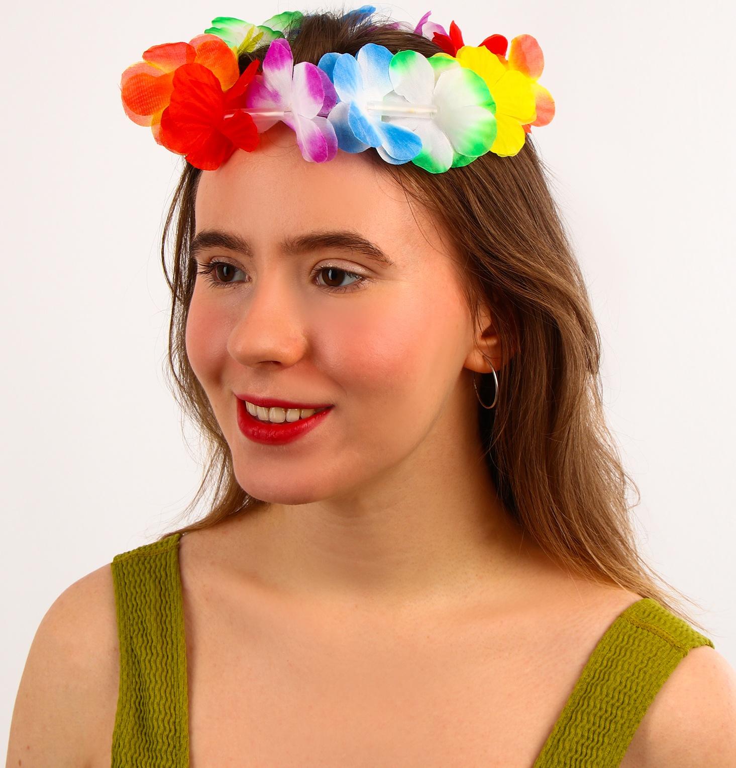 Гавайский световой венок «Купуна», 3 режима подсветки