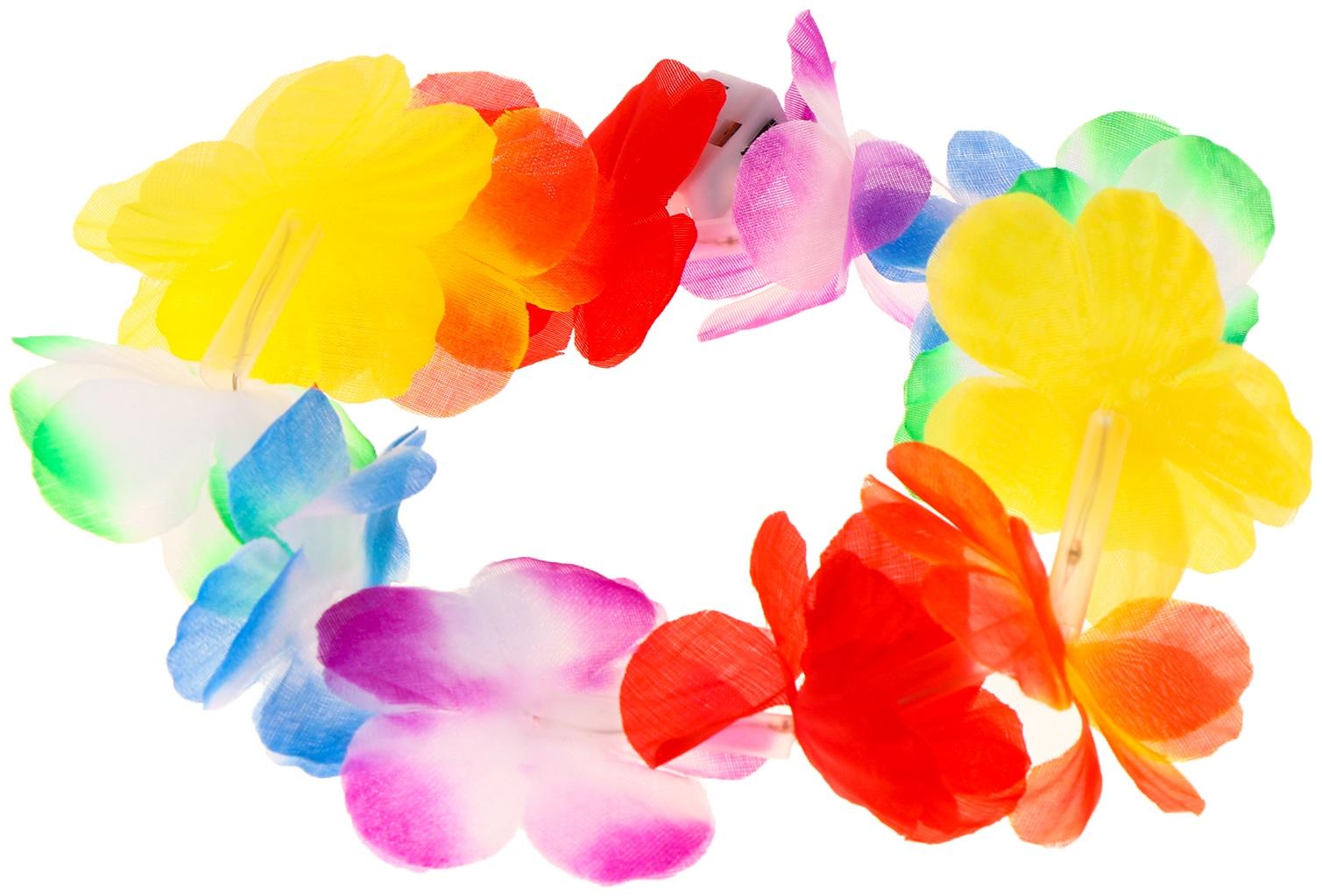 Гавайский световой венок «Купуна», 3 режима подсветки