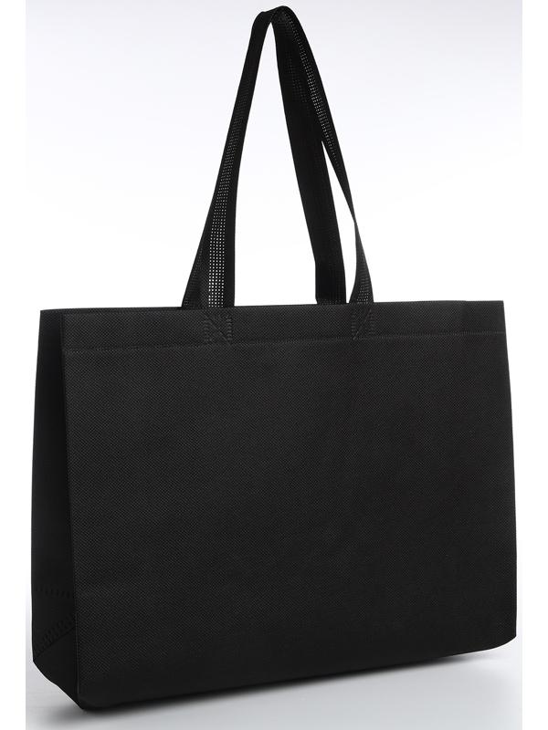 Сумка хозяйственная без застёжки, цвет чёрный