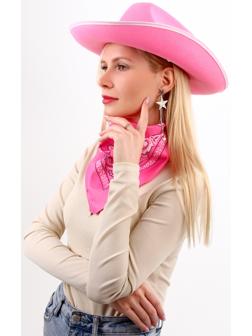 Карнавальный набор «Розовые мечты»: шляпа, очки, бандана, серьги