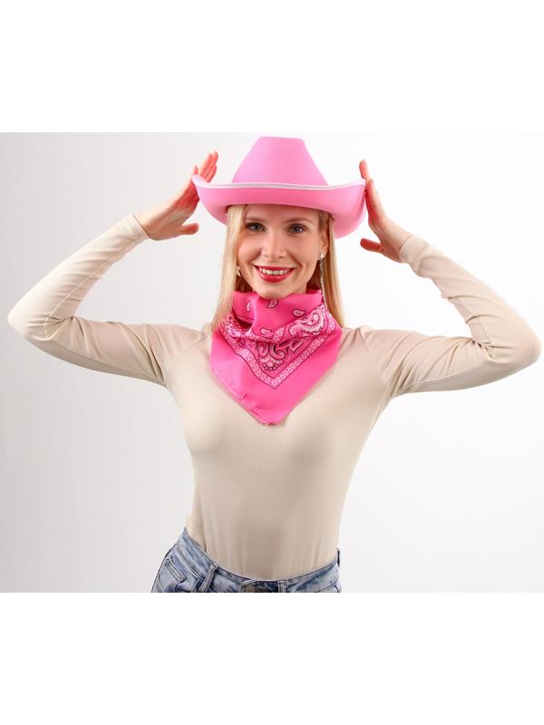 Карнавальный набор «Розовые мечты»: шляпа, очки, бандана, серьги