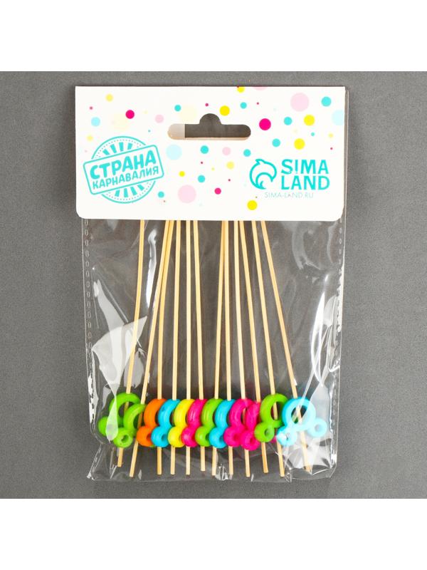 Шпажки деревянные «Мышонок», 12 см, набор 12 шт.