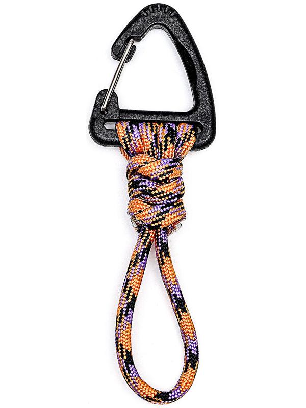 Карабин туристический, с паракордом, 18 см