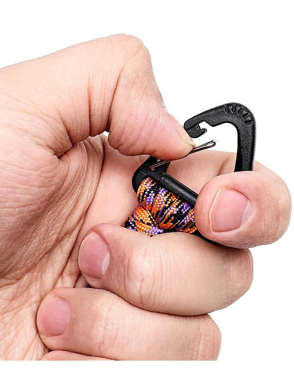 Карабин туристический, с паракордом, 18 см