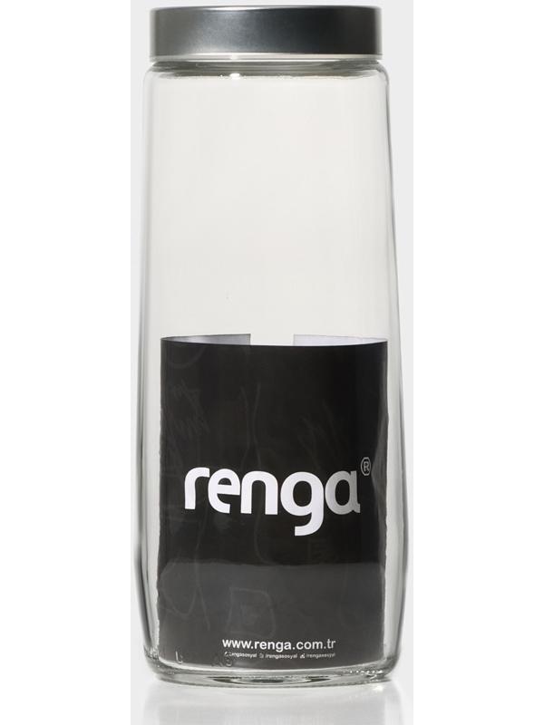 Банка для сыпучих продуктов с металлической крышкой 