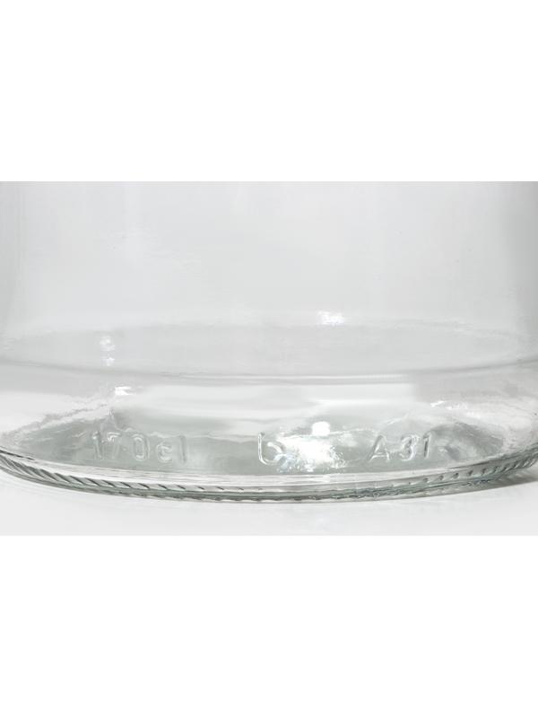 Банка для сыпучих продуктов с пластиковой крышкой и ручкой 