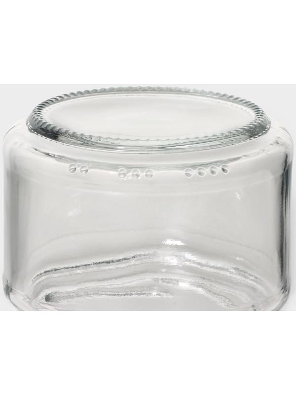 Банка для сыпучих продуктов с ложкой 