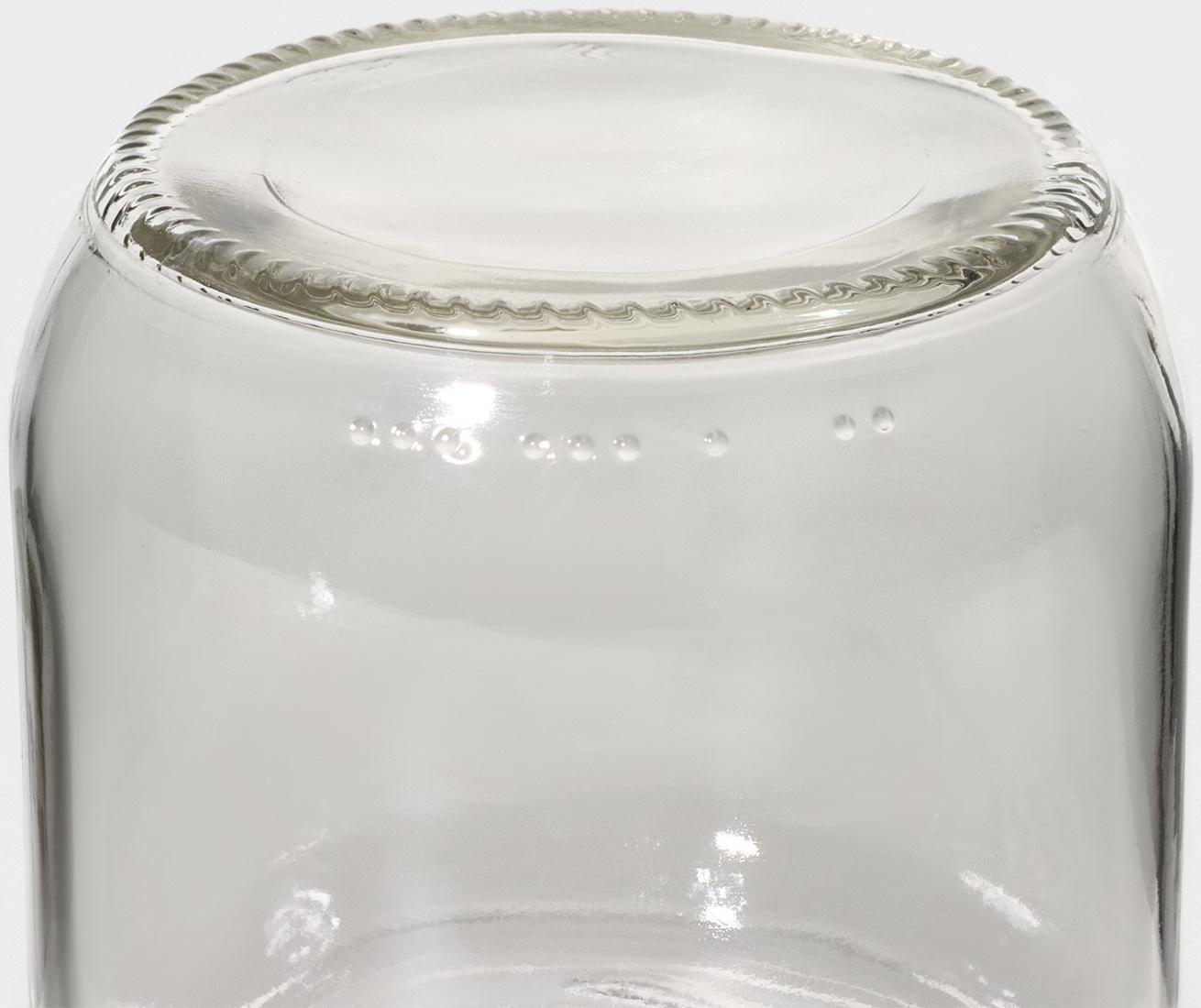 Банка для сыпучих продуктов с металлической крышкой 