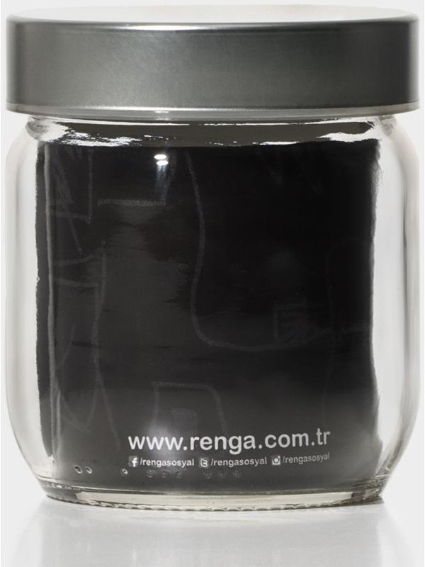 Банка для сыпучих продуктов с металлической крышкой 