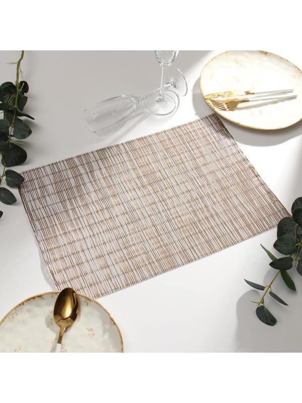 Салфетка на стол Доляна, цв.золото, 45*30см