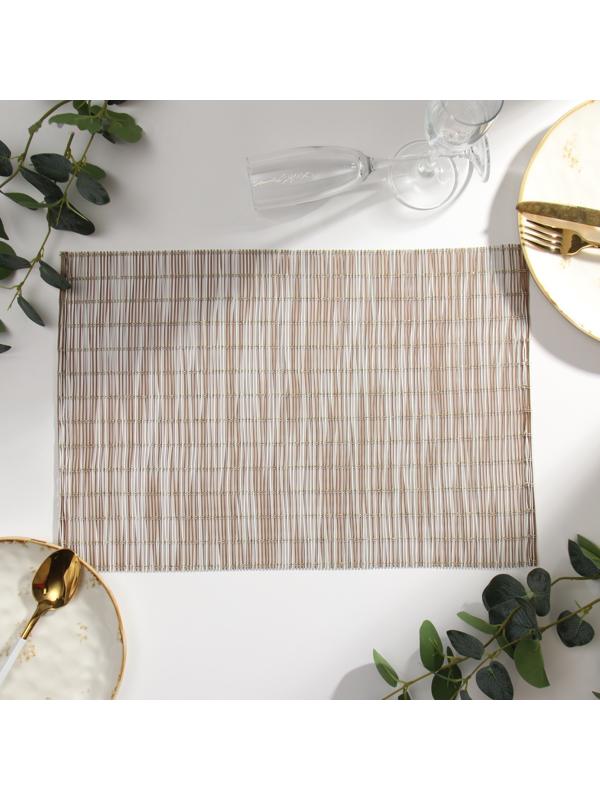 Салфетка на стол Доляна, цв.золото, 45*30см