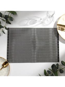 Салфетка на стол Доляна, цв.черное золото, 45*30см