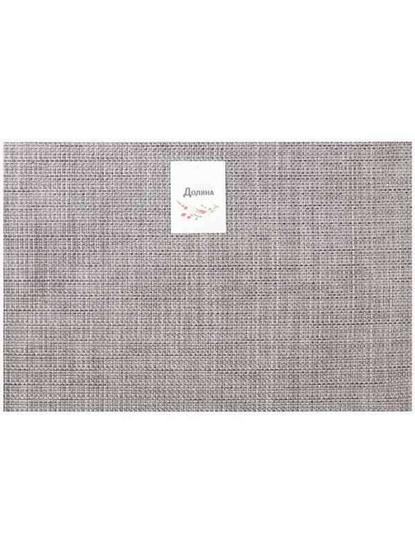 Салфетка на стол Доляна, цв.темно-серый, 45*30см