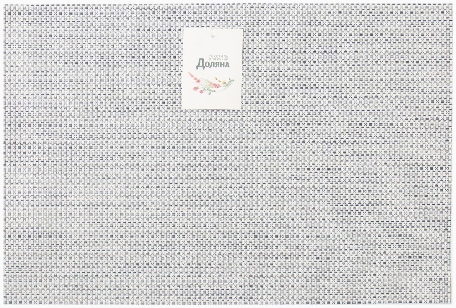 Салфетка на стол Доляна, цв.серый, 45*30см