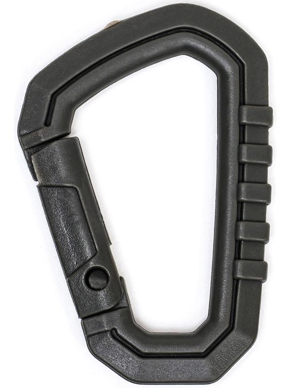 Карабин тактический, пластик, олива, нагрузка - 80 кг, 8.5 см