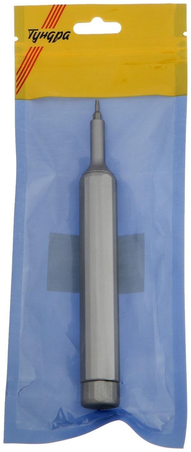 Отвертка с битами для точных работ ТУНДРА, двухсторонние биты 19 шт. 38 в 1