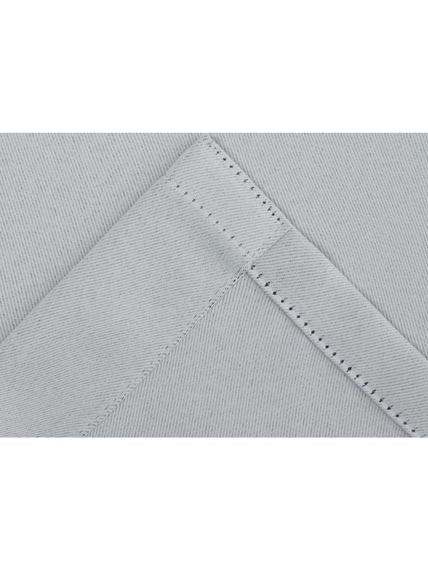 Штора портьерная Этель 130*300 см, цв.светло-серый, блэкаут, пл. 240 г/м2