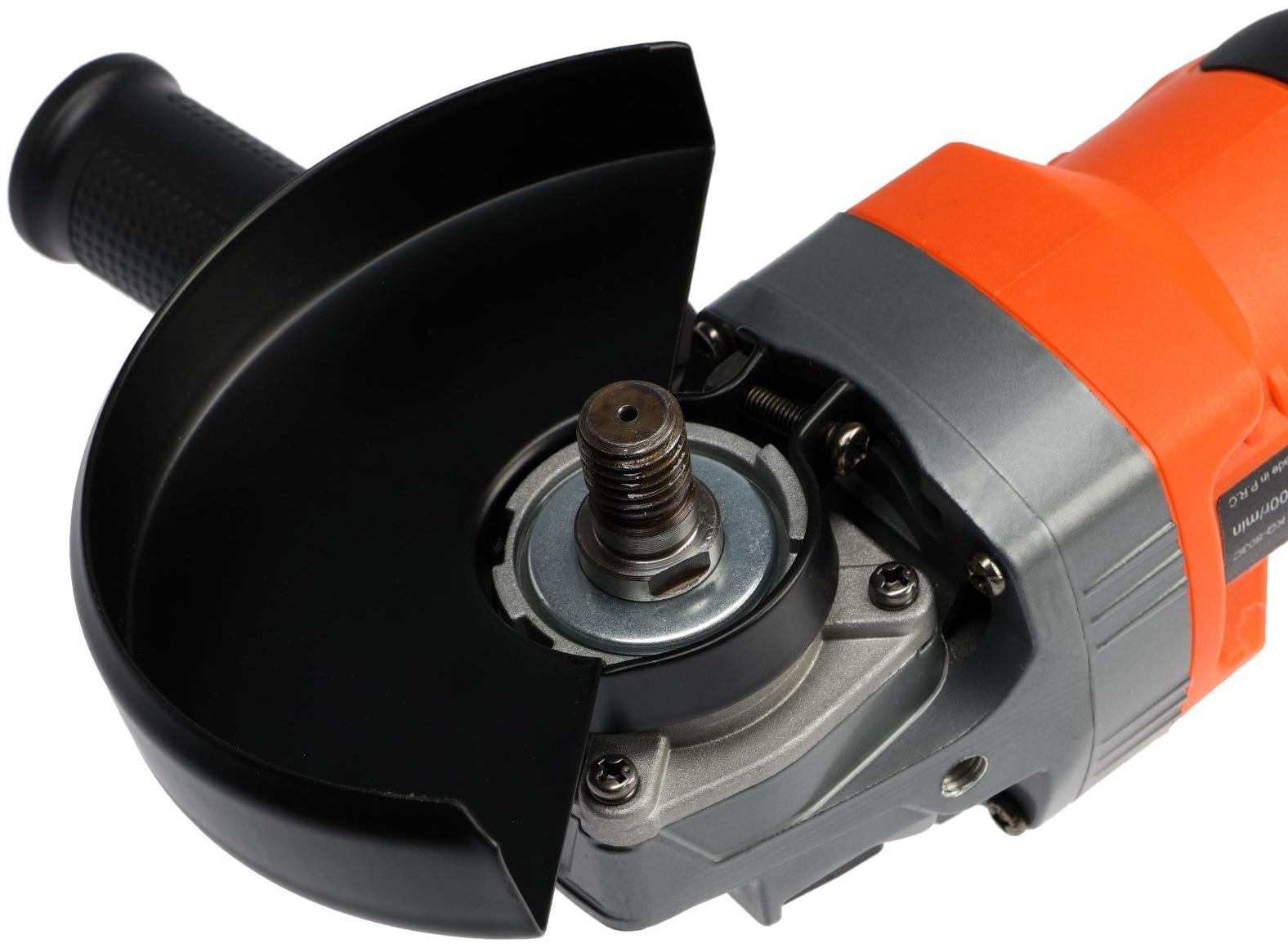 Аккумуляторная угловая шлифмашина KINGQUEEN KQ-YJ803A, бесщеточная, 18 В, 2х4 Ач, d=125 мм