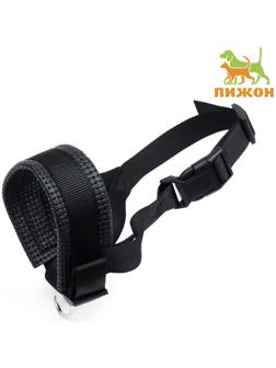 Недоуздок для собак с мягким подкладом, размер XL, ОM  23-34 см, ОШ 20-28 см, черный