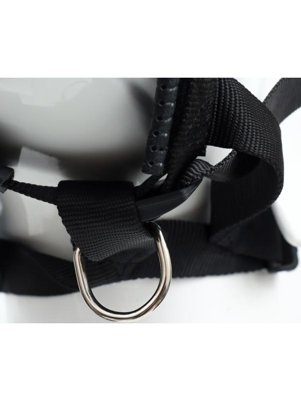 Недоуздок для собак с мягким подкладом, размер XL, ОM  23-34 см, ОШ 20-28 см, черный