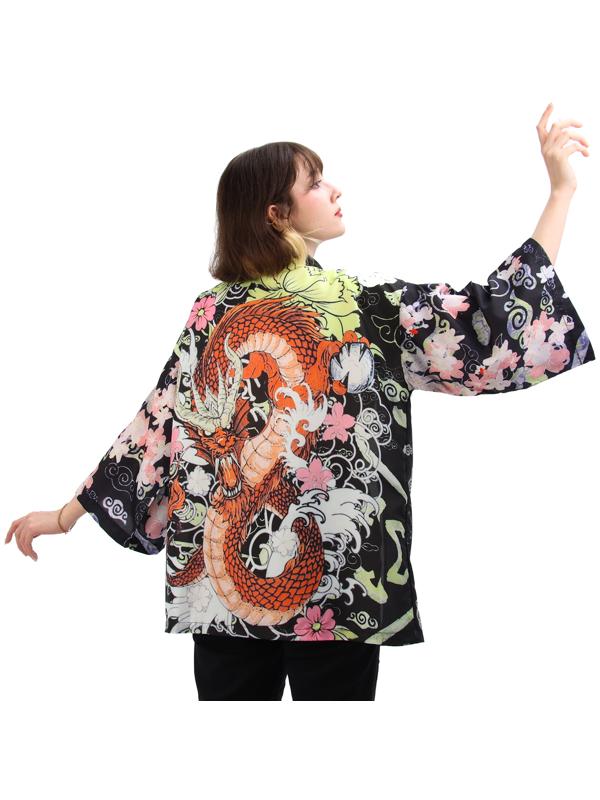 Карнавальное хаори «Красный дракон», р. 42–44 (S)