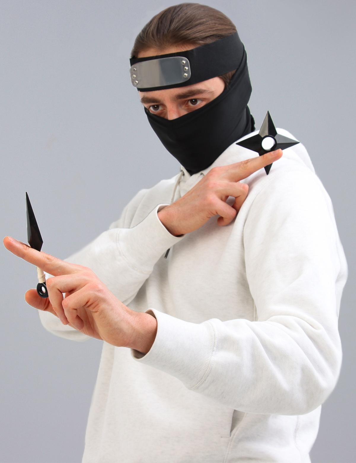 Карнавальный набор «Шиноби»: повязка, кунаи, сюрикен, снуд