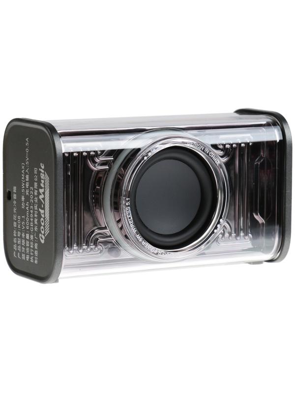 Портативная колонка BYZ К08, 5 Вт, 600 мАч, ВТ 5.1, функция TWS, серая