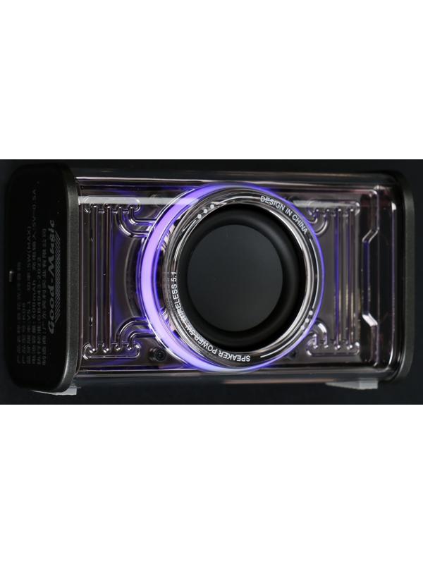 Портативная колонка BYZ К08, 5 Вт, 600 мАч, ВТ 5.1, функция TWS, серая