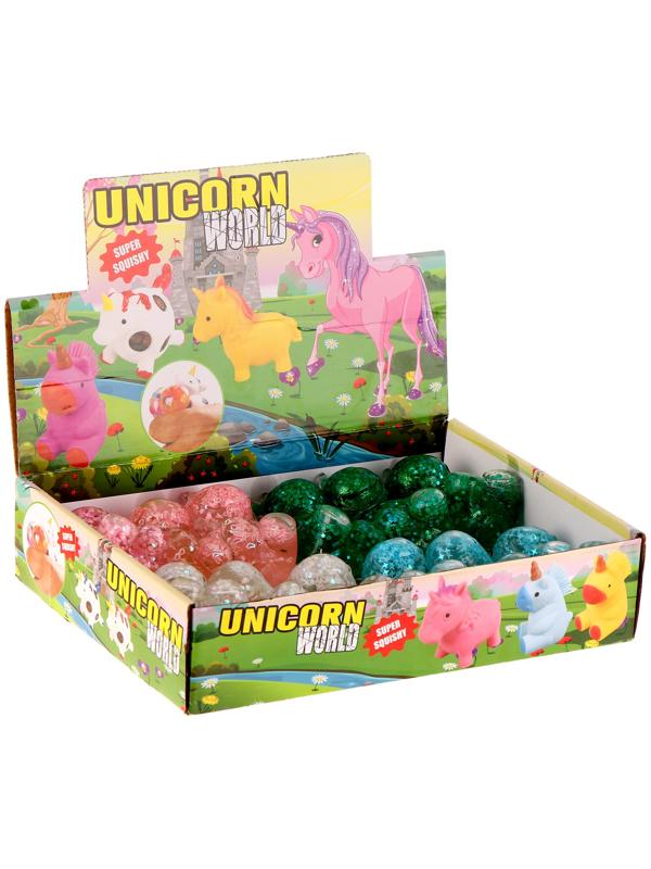 Мялка «Единорог», цвета МИКС