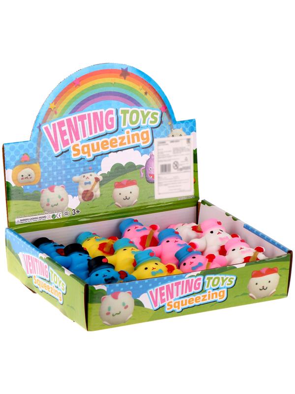 Мялка «Заяц в шляпе», цвета МИКС