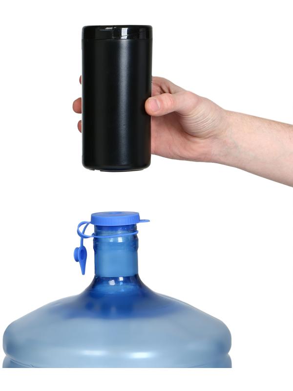 Пробка под кулерную бутыль, с отверстием под шланг, d = 1 см, 12,5 л, 19 л