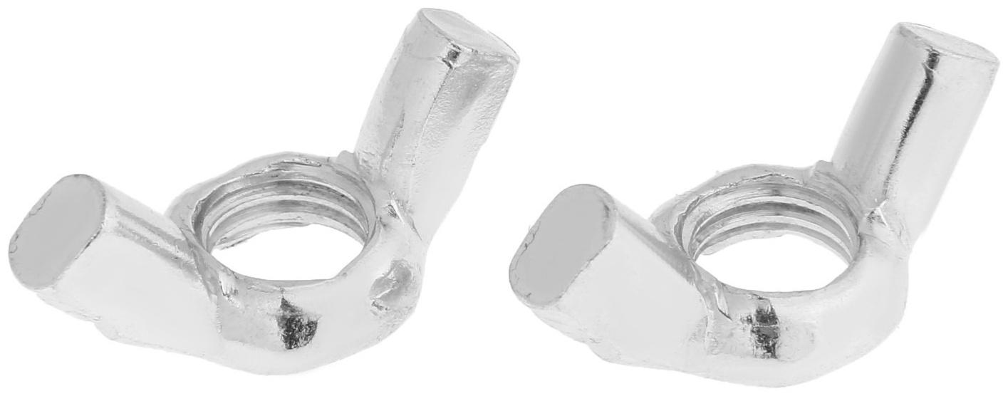 Гайка ТУНДРА, барашковая, DIN315, оцинкованная, М12, 1 кг