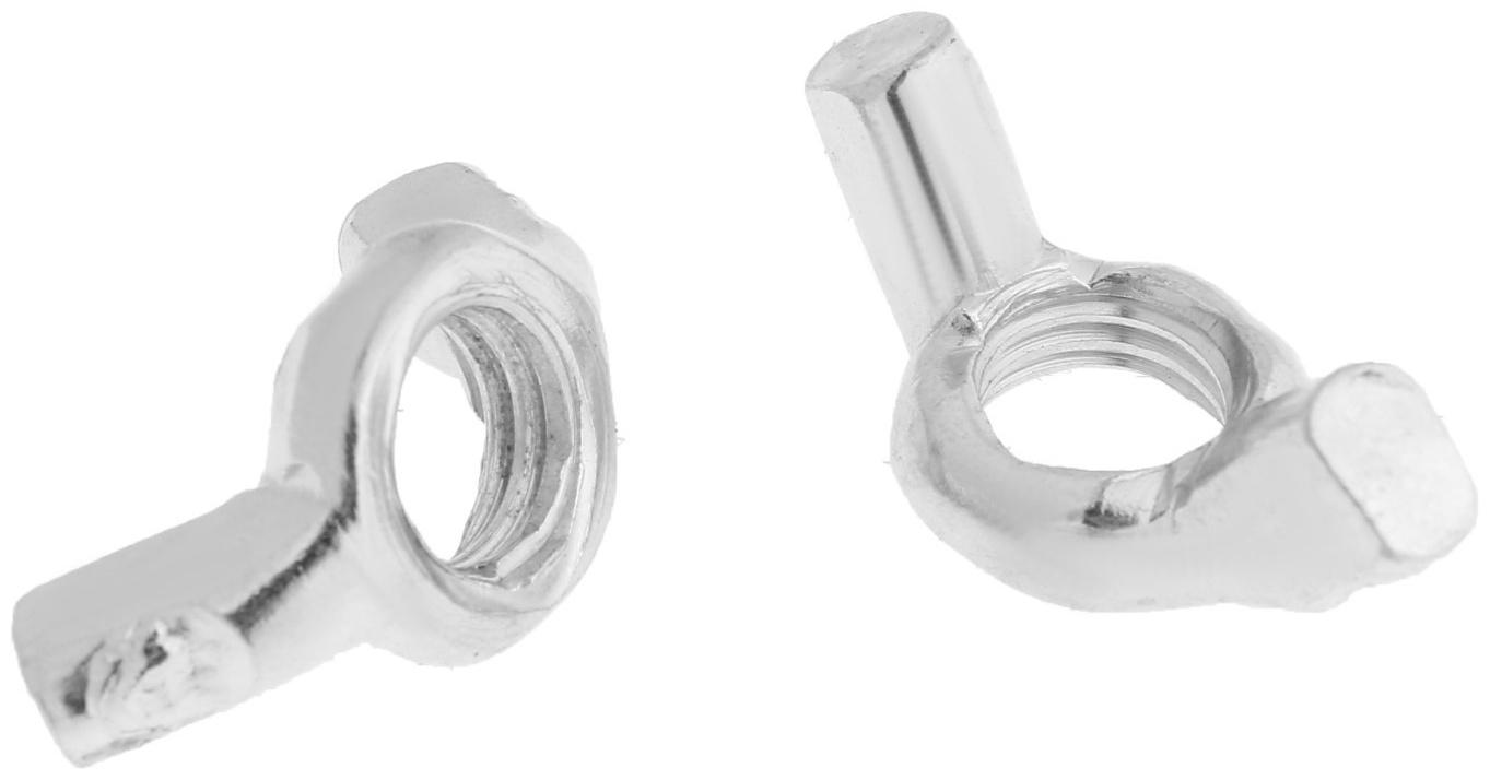 Гайка ТУНДРА, барашковая, DIN315, оцинкованная, М12, 1 кг