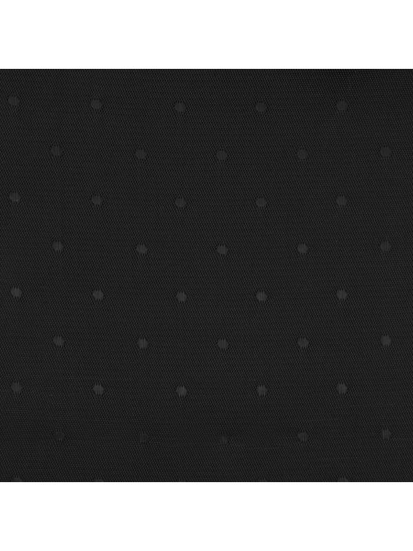 Ткань подкладочная «Горох», двусторонняя, 100 % вискоза, 1 × 1,4 м, цвет чёрный