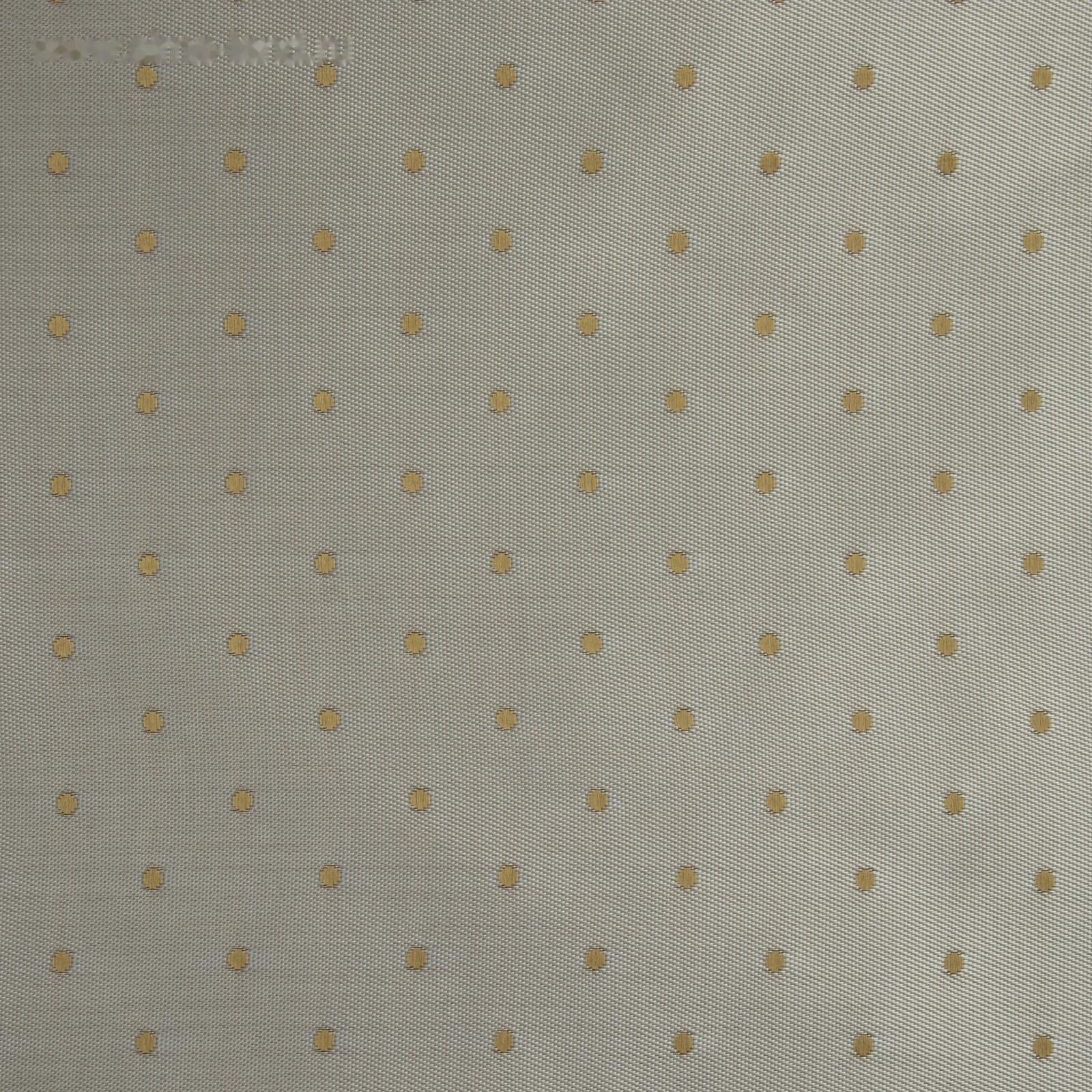 Ткань подкладочная «Горох», двусторонняя, 100 % вискоза, 1 × 1,4 м, цвет бежевый