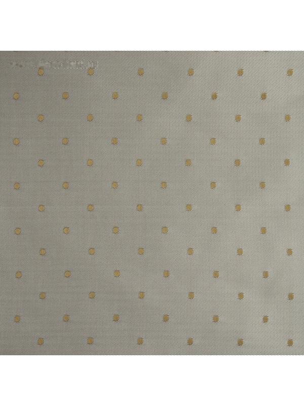 Ткань подкладочная «Горох», двусторонняя, 100 % вискоза, 1 × 1,4 м, цвет бежевый