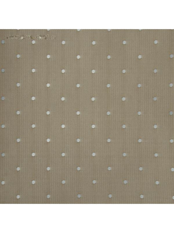 Ткань подкладочная «Горох», двусторонняя, 100 % вискоза, 1 × 1,4 м, цвет бежевый