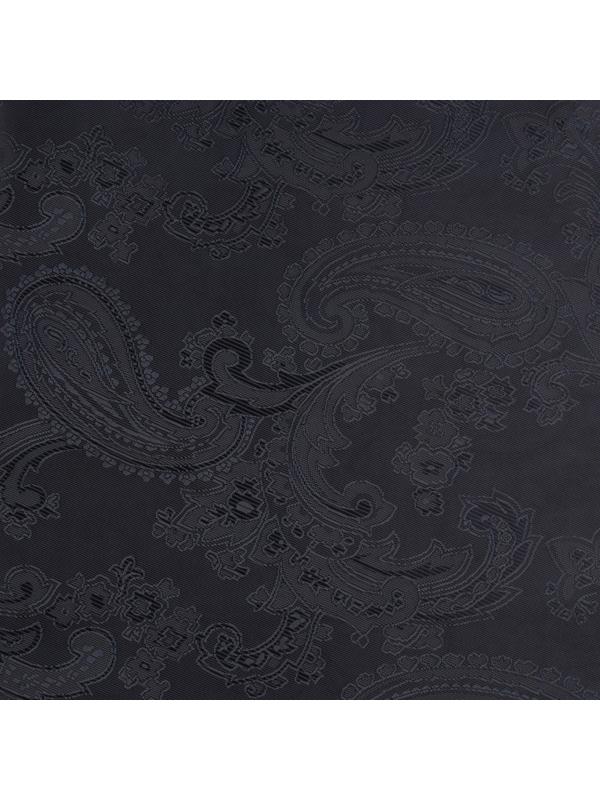 Ткань подкладочная «Огурцы», 100 % полиэстер, 1 × 1,4 м, цвет тёмно-синий