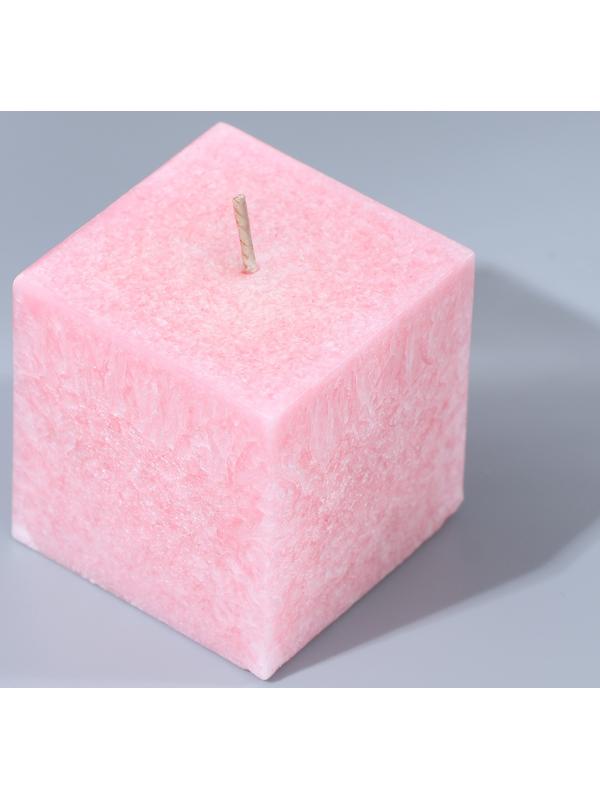 Свеча интерьерная For comfort, розовая, 5 х 5 см