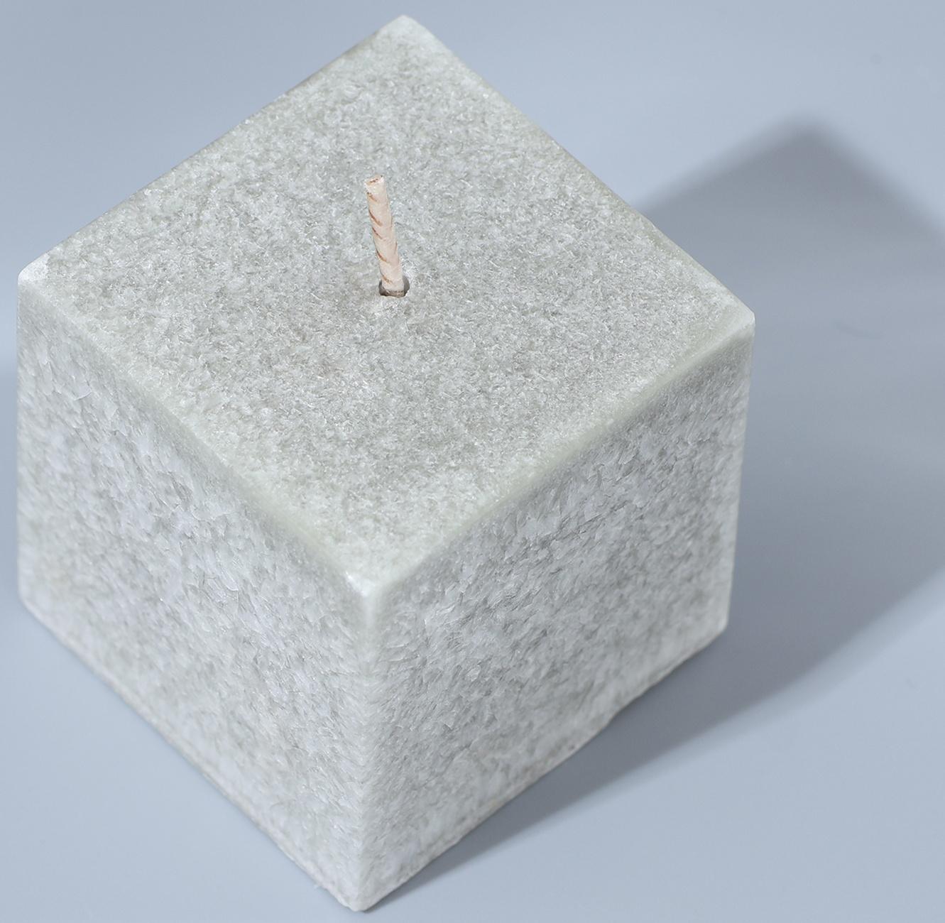 Свеча интерьерная For comfort, серая, 5 х 5 см