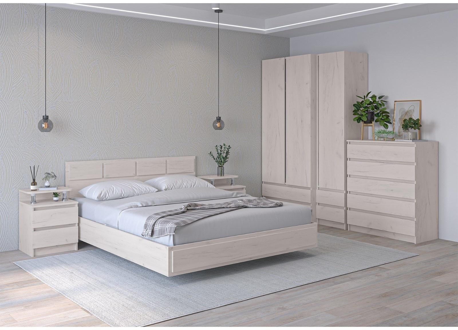 Шкаф двухстворчатый 900х530х2100 крафт белый