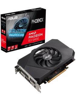 Видеокарта ASUS PH-RX6400-4G, AMD RADEON 4 Гб, 64bit, GDDR6, HDMI, DP