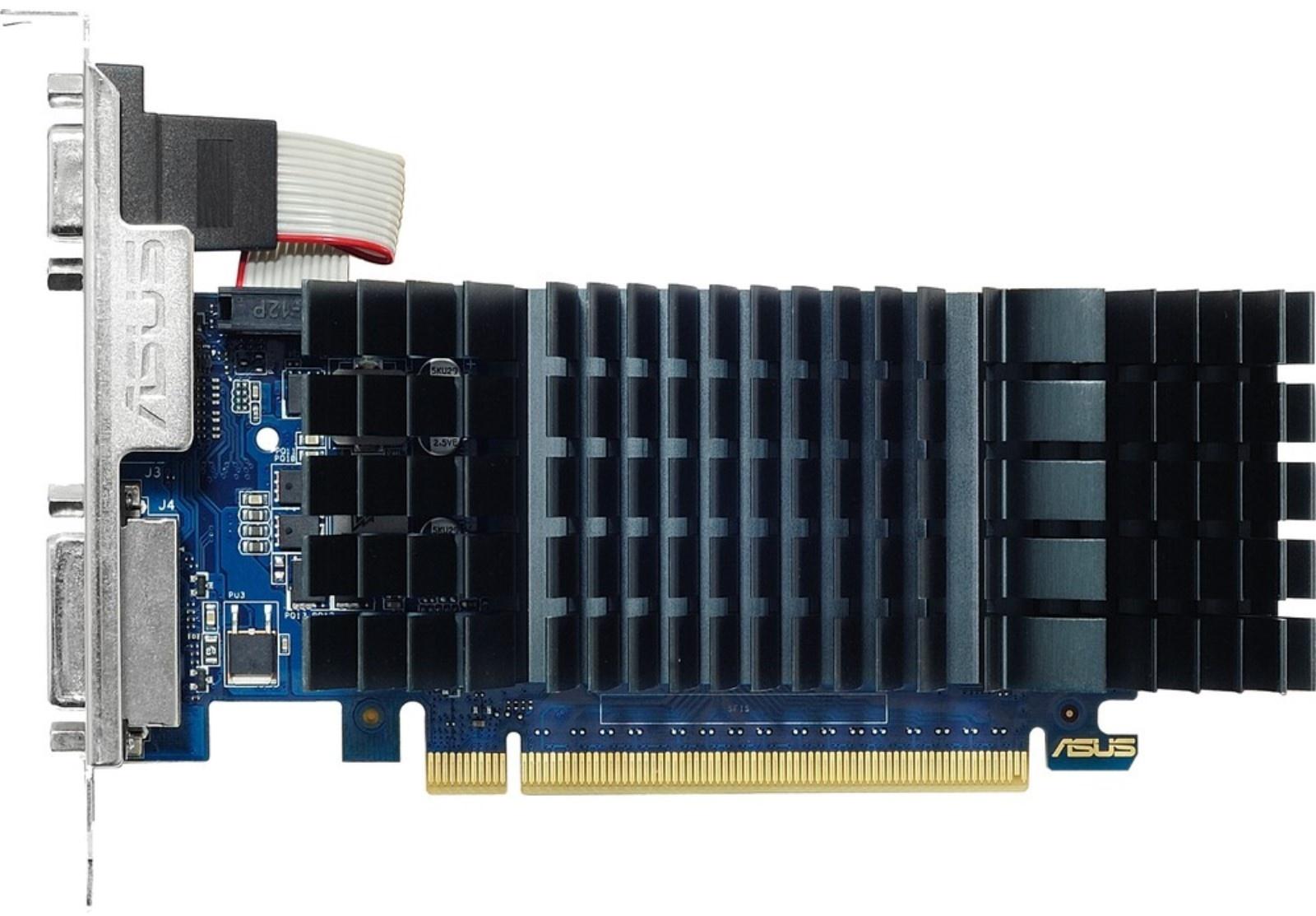 Видеокарта ASUS GEFORCE  GT730-SL-2GD5-BRK, 2 Гб, 64bit, GDDR5, DVI, HDMI, VGA