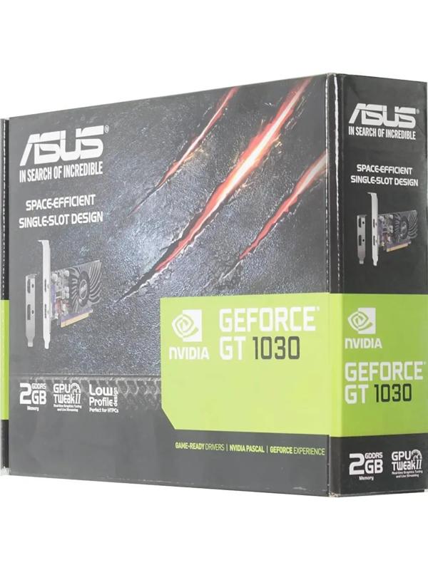 Видеокарта ASUS GEFORCE GT1030-2G-BRK, 2 Гб, 64bit, GDDR5, HDMI, DP