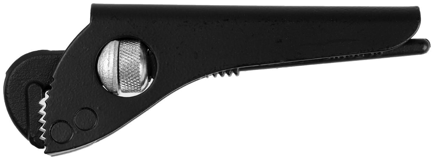 Ключ трубный ТУНДРА, 45 сталь, увеличенное раскрытие до 40 мм, 175 мм