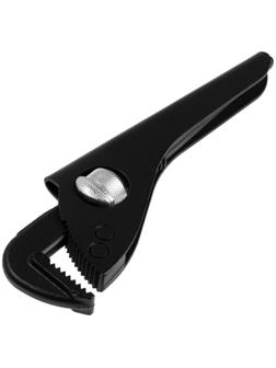 Ключ трубный ТУНДРА, 45 сталь, увеличенное раскрытие до 45 мм, 225 мм