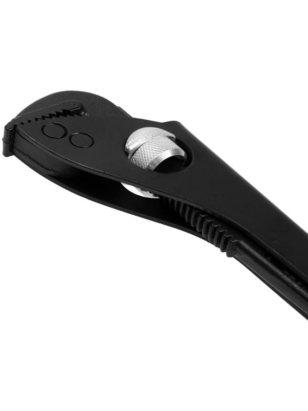 Ключ трубный ТУНДРА, 45 сталь, увеличенное раскрытие до 45 мм, 225 мм