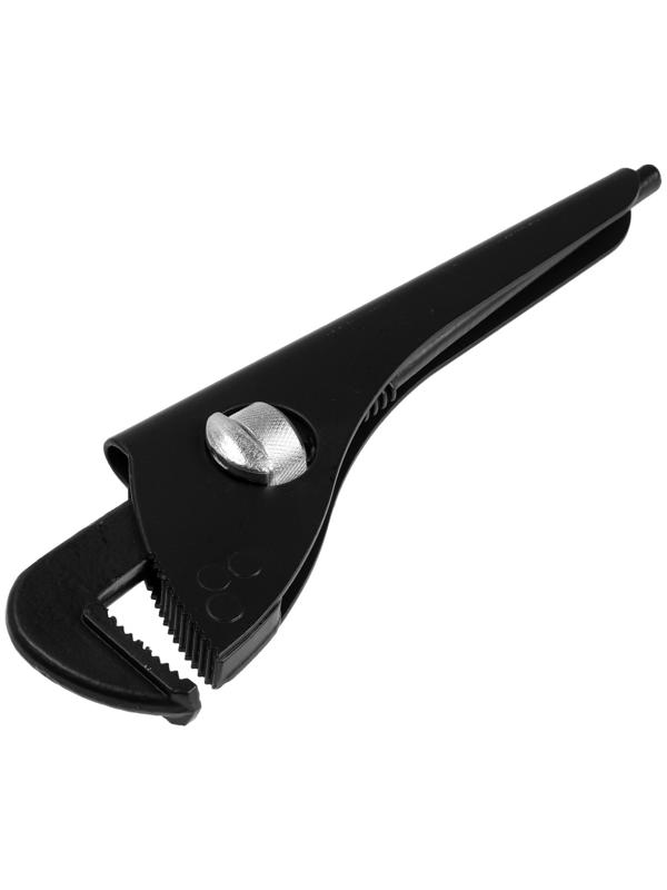 Ключ трубный ТУНДРА, 45 сталь, увеличенное раскрытие до 50 мм, 260 мм